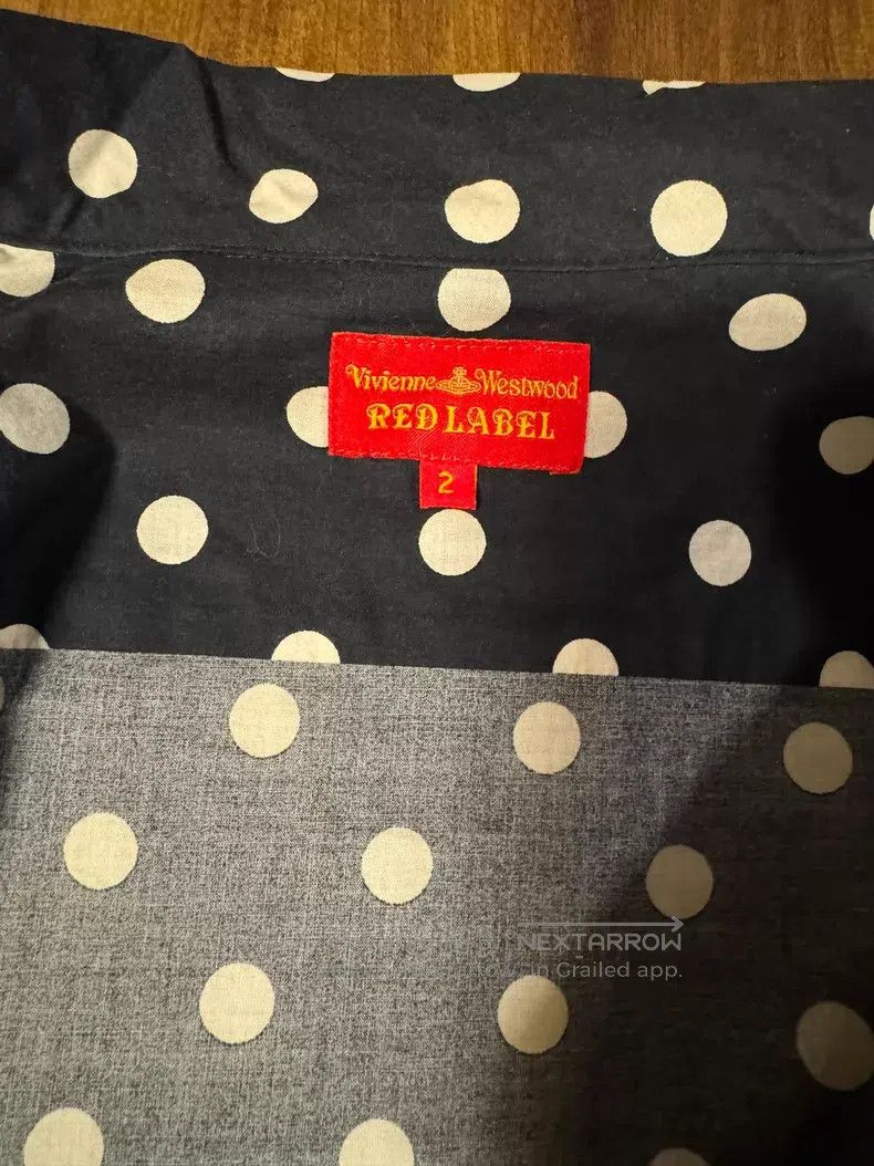 Vivienne Westwood Vivienne Westwood Black vintage polka dot shirt with black Size M / US 6-8 / IT 42-44 - 4 Thumbnail