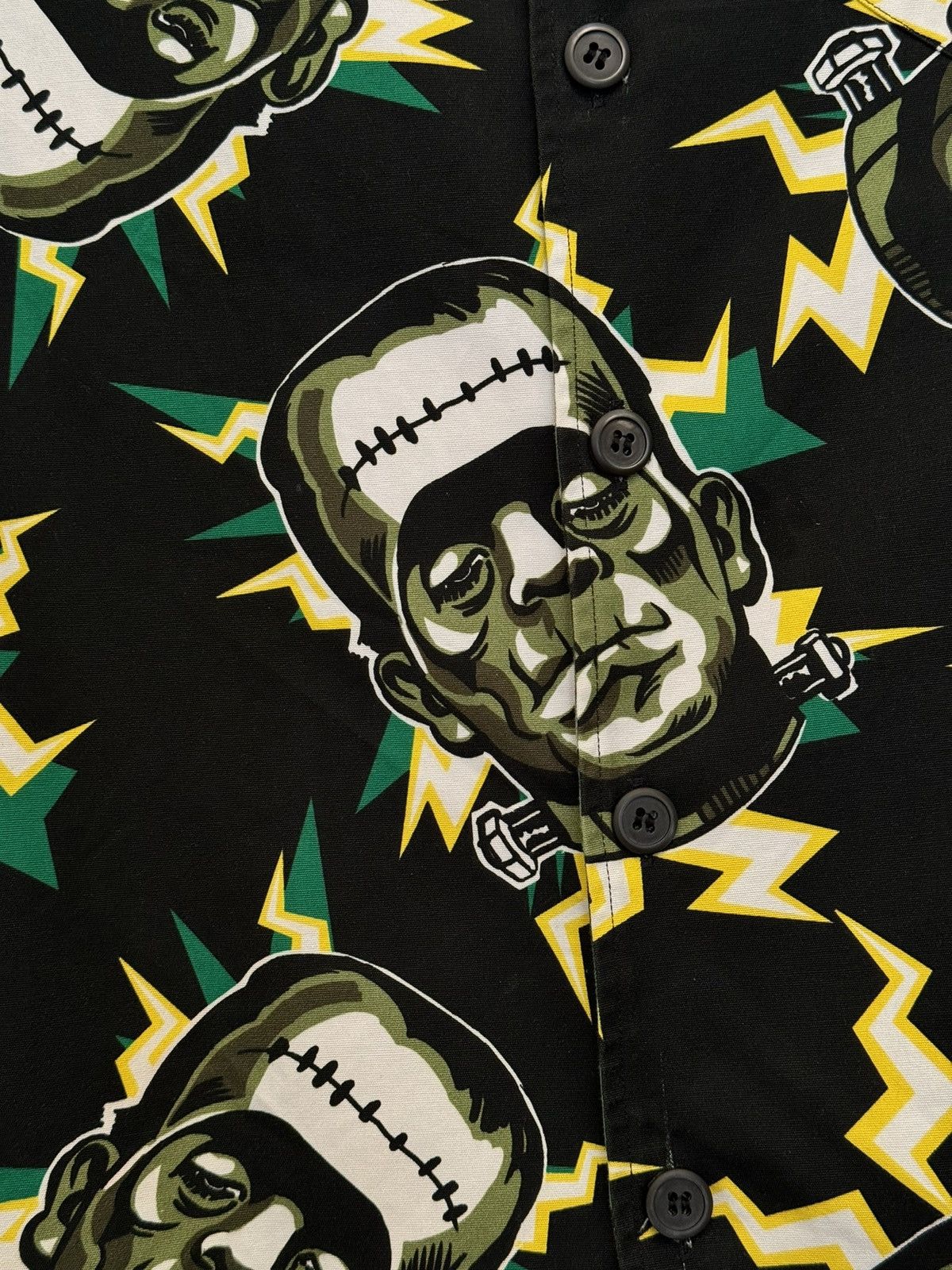 Prada PRADA 'Frankenstein' cuban collar shirt FW19 Size US L / EU 52-54 / 3 - 5 Thumbnail