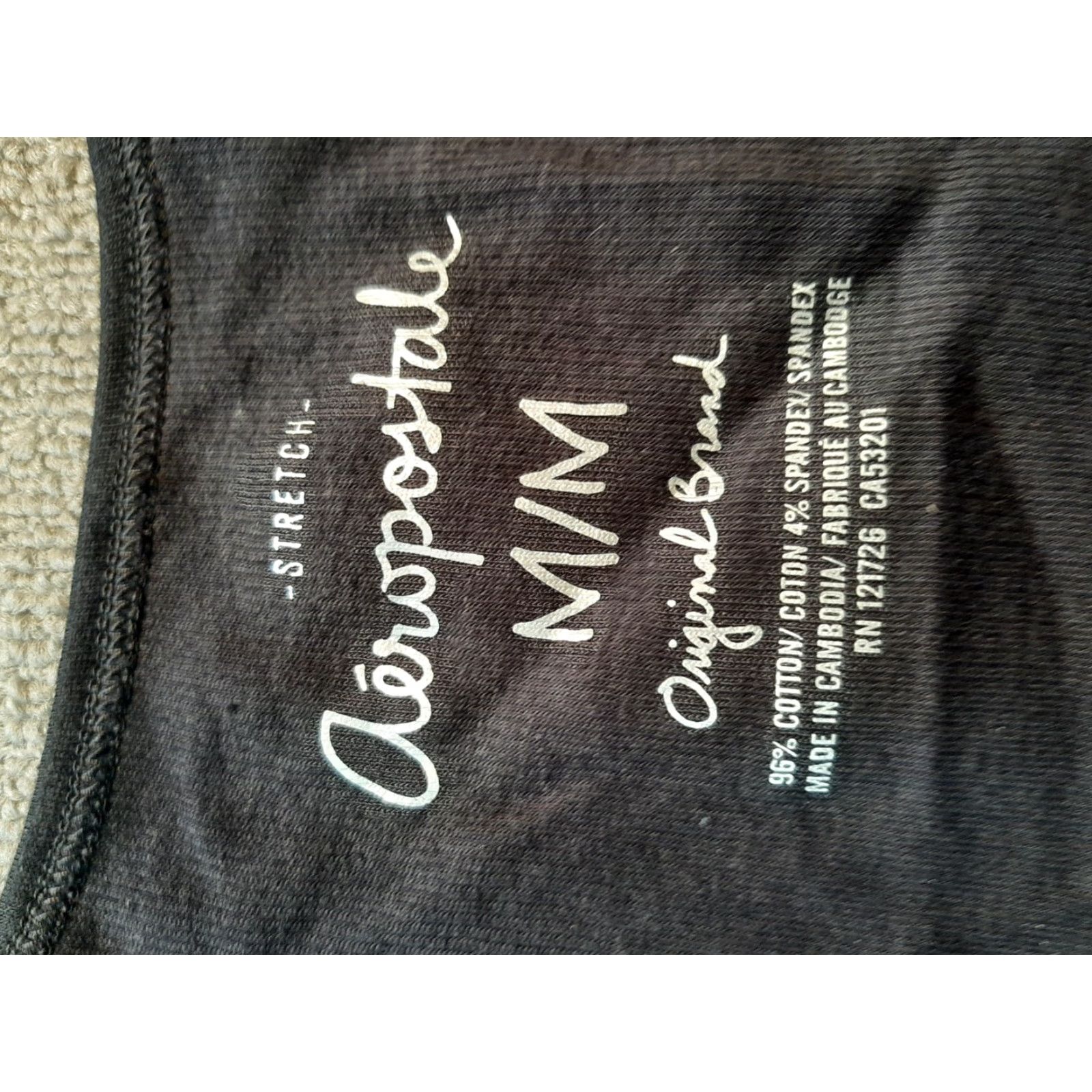 Vintage Aéropostale Tank Top Sequins Black Medium M Women Size M / US 6-8 / IT 42-44 - 3 Thumbnail