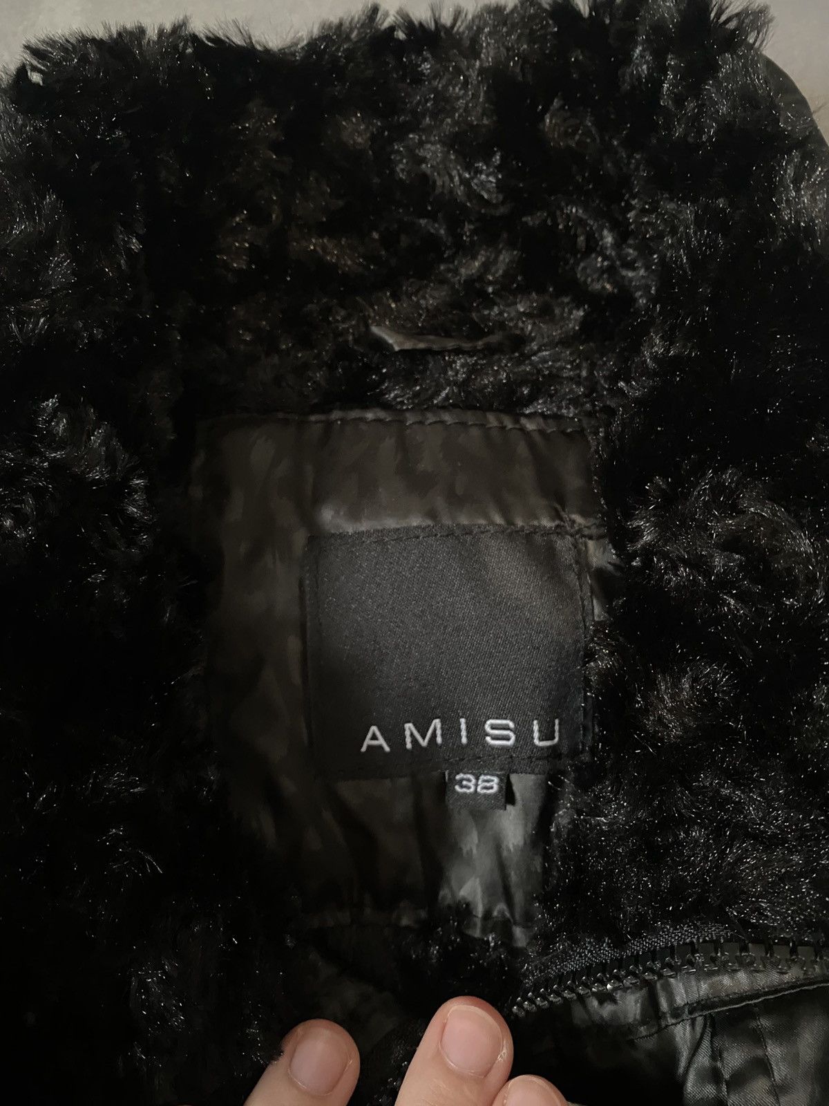 Japanese Brand Rare Avan Grunge Bomber With Fur /Y2K Darkwear Grail Size US S / EU 44-46 / 1 - 6 Thumbnail