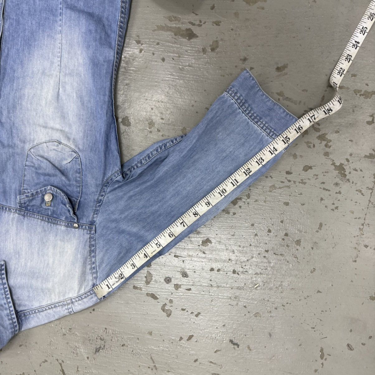 Tornado Mart Zero by Tornado Mart Western Denim Button Ups Size US M / EU 48-50 / 2 - 7 Thumbnail