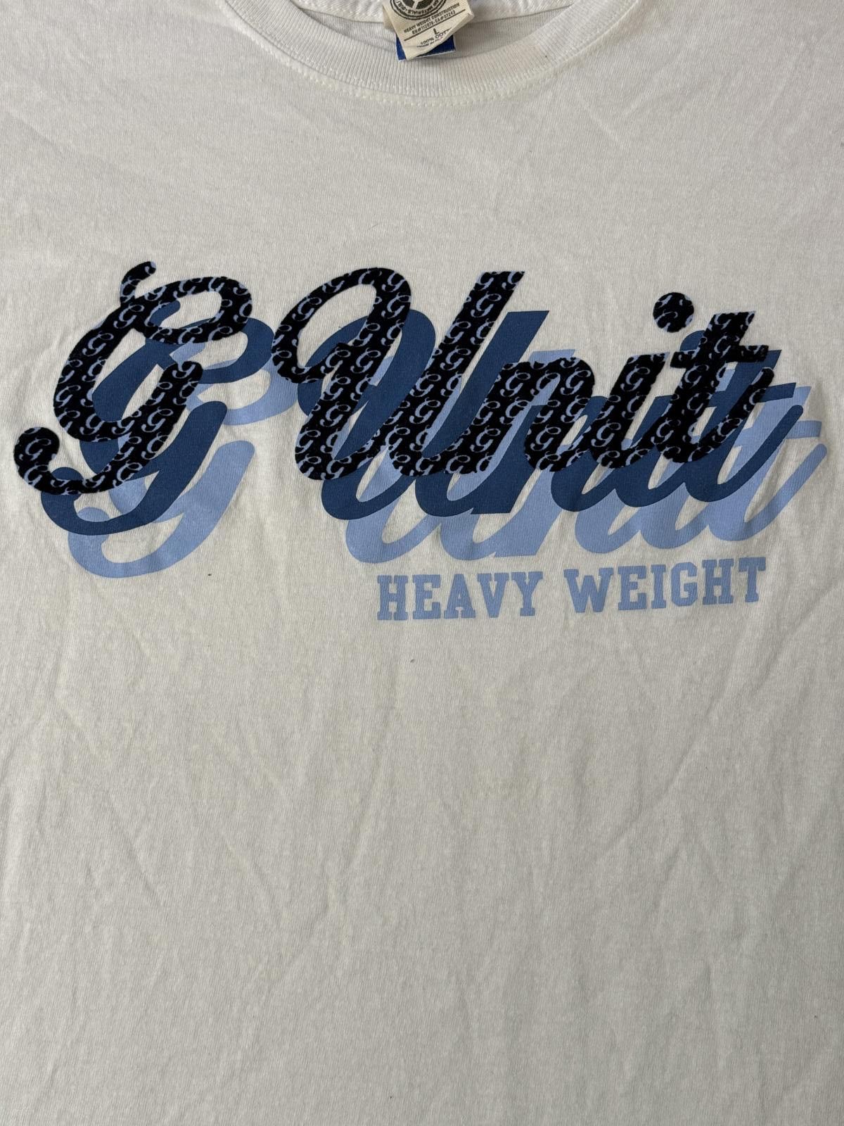 G-Unit Y2K G-Unit t-SHIRT Heavy Weight Fuzzy Logo Tee - L Size US L / EU 52-54 / 3 - 3 Thumbnail