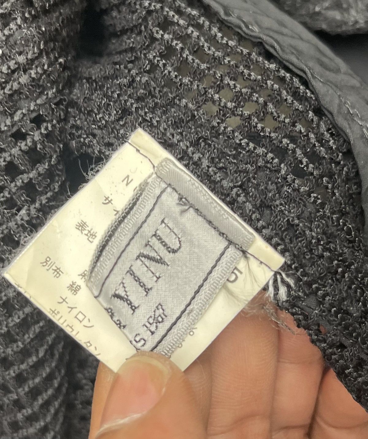 Japanese Brand Kaoryinu Mesh Jacket, Rare “Depuis 1987” Crest Size S / US 4 / IT 40 - 6 Thumbnail