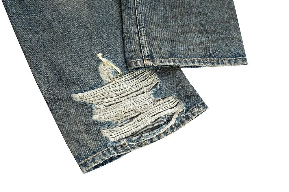 Japanese Brand Washed Dirty Distressed jeans trousers y2k Size US 34 / EU 50 - 9 Thumbnail