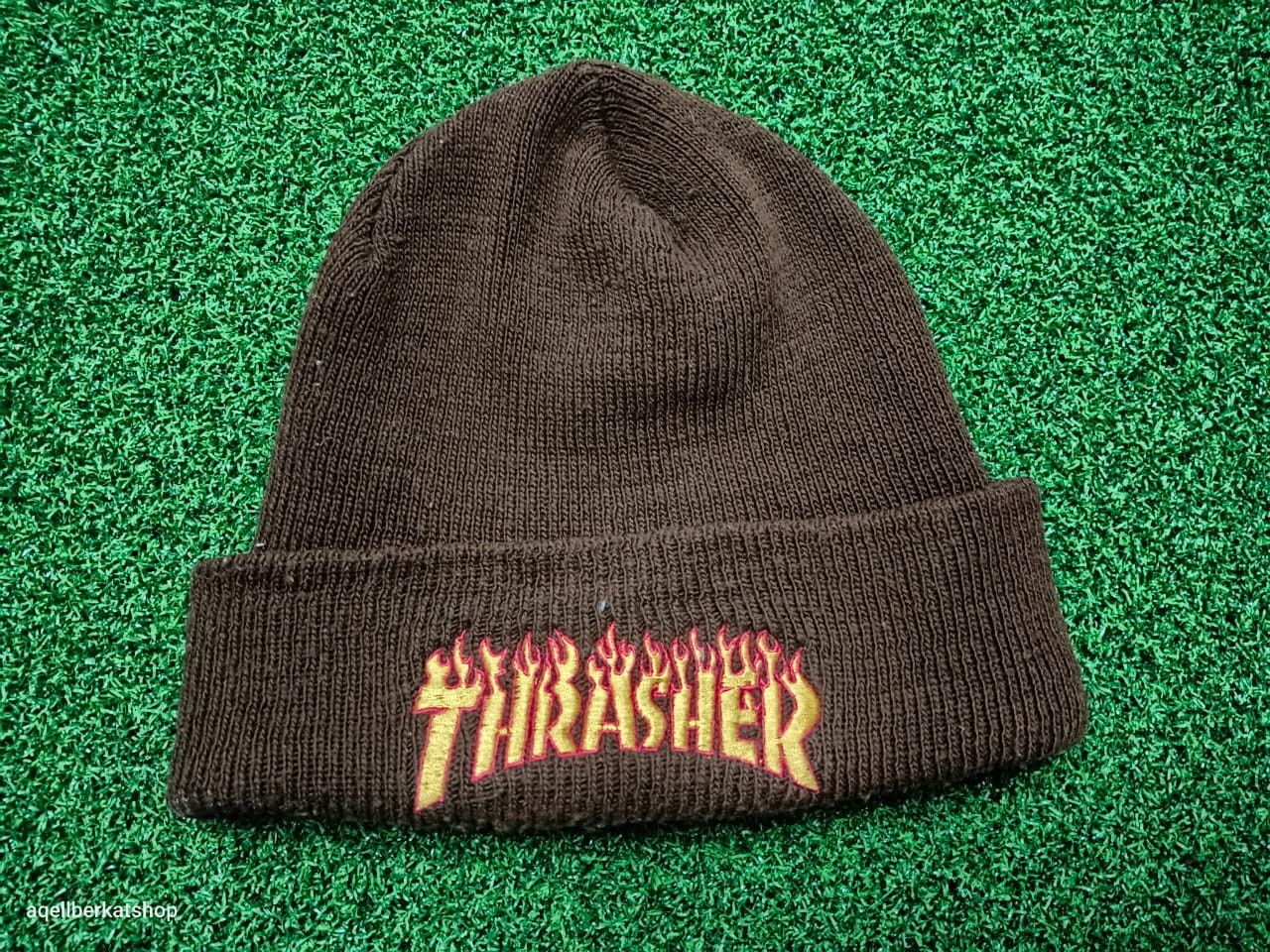 Thrasher THRASHER Flame Made In USA Beanie Size ONE SIZE - 2 Thumbnail