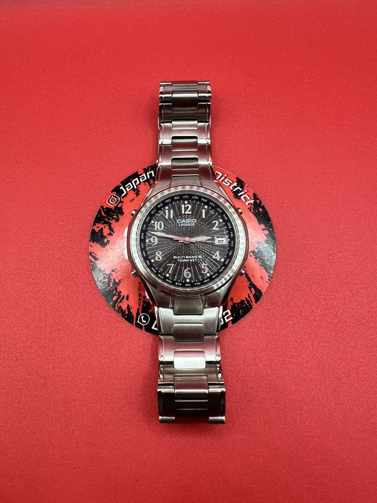 Casio Vintage Casio Lineage LIW-T110 Tough Solar Multbnd 6 Size ONE SIZE - 1 Thumbnail