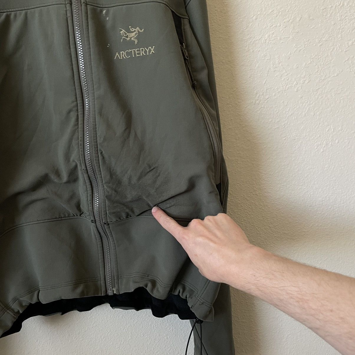 Arc'teryx × Vintage Vintage Arc’Teryx Gamma Polartec Softshell Full Zip Jacket Size US XL / EU 56 / 4 - 3 Thumbnail