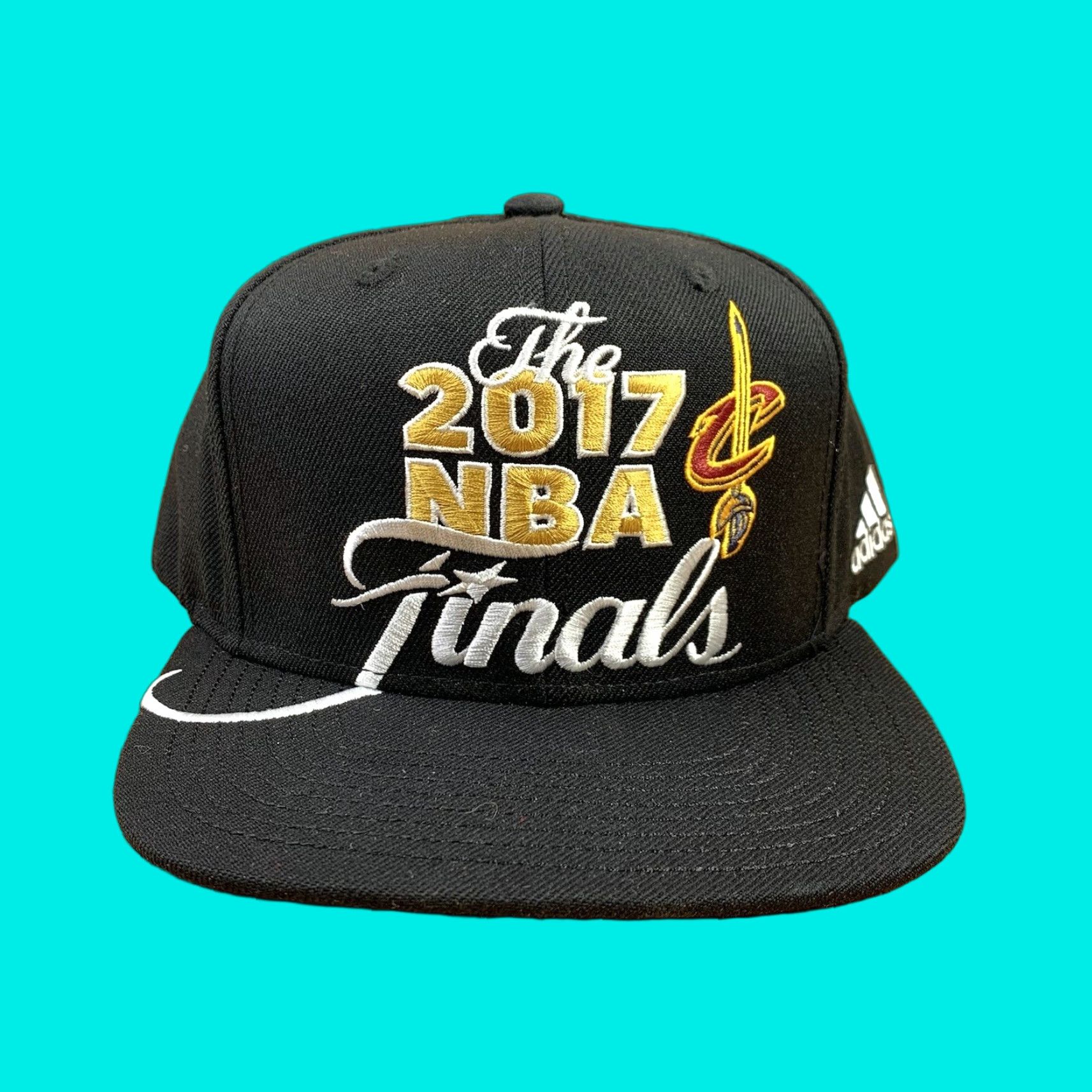 Adidas Cleveland Cavaliers Hat Cap 2017 Eastern Conference Champions Locker Room Adidas Hat CapOS Black Snapback Mens Y2027 Size ONE SIZE - 1 Thumbnail