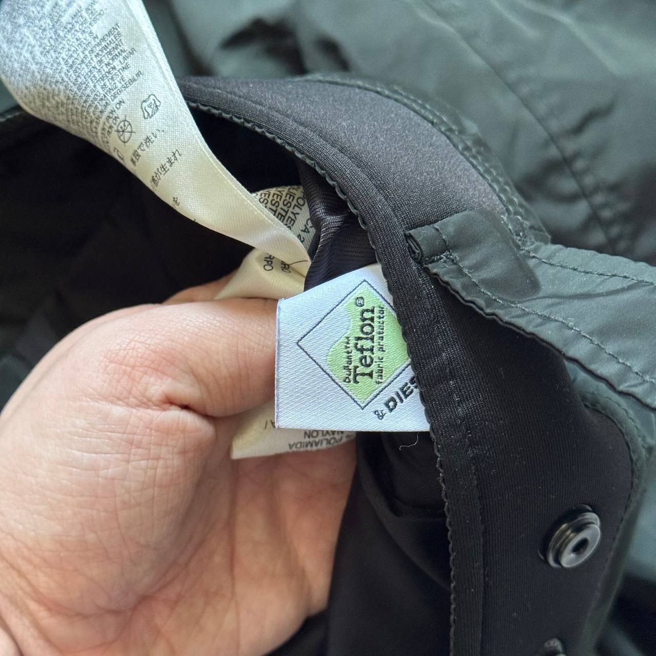Diesel Diesel Nylon Utility Biker Moto Teflon Bomber Jacket Size US XL / EU 56 / 4 - 11 Thumbnail