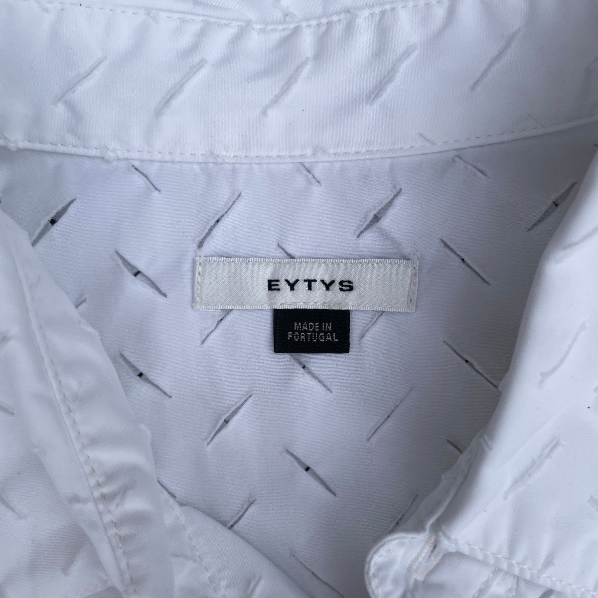 Eytys Eytys Otis Perforated Button-up Cotton Shirt Size US S / EU 44-46 / 1 - 7 Thumbnail