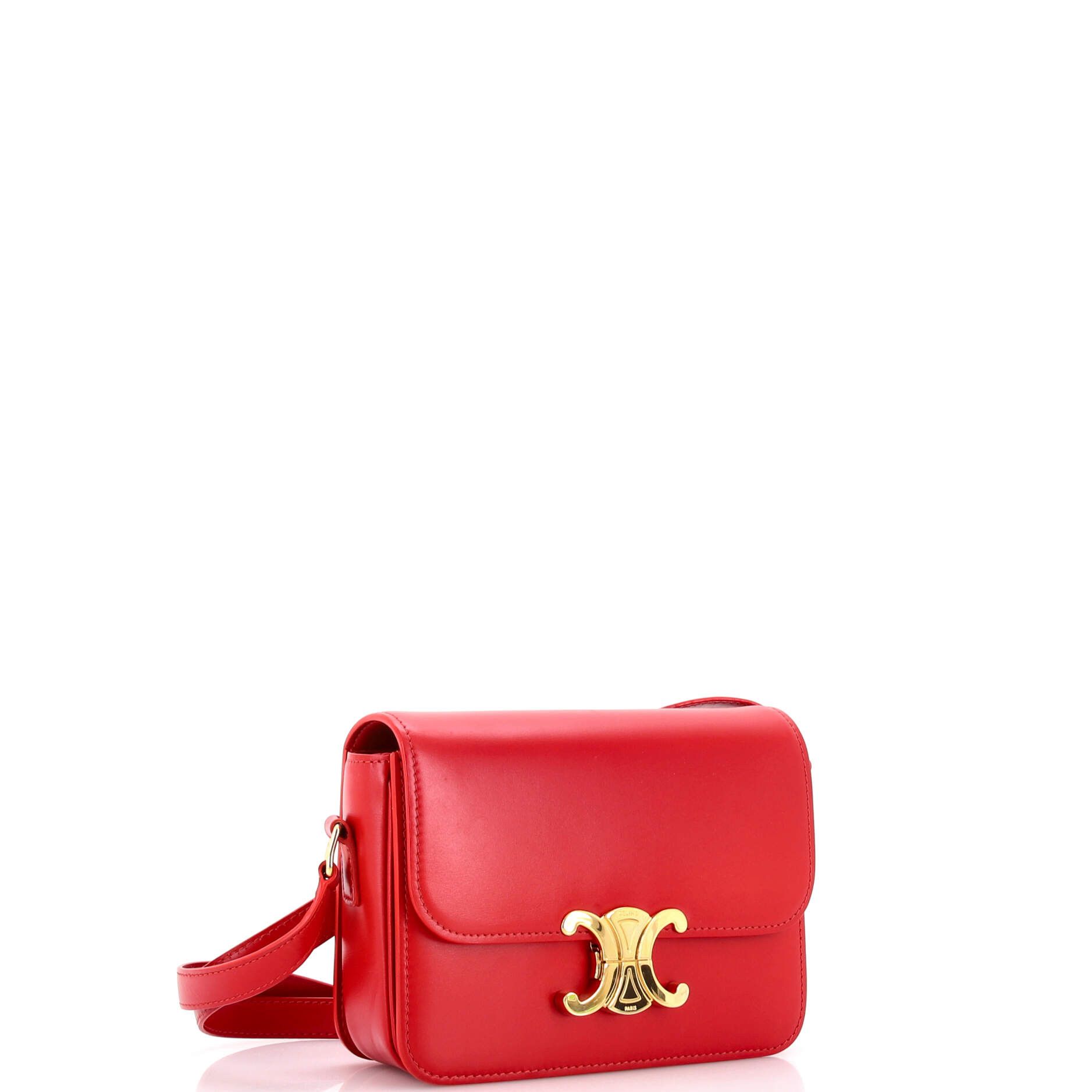 Celine Triomphe Shoulder Bag Smooth Calfskin Teen Size ONE SIZE - 1 Thumbnail