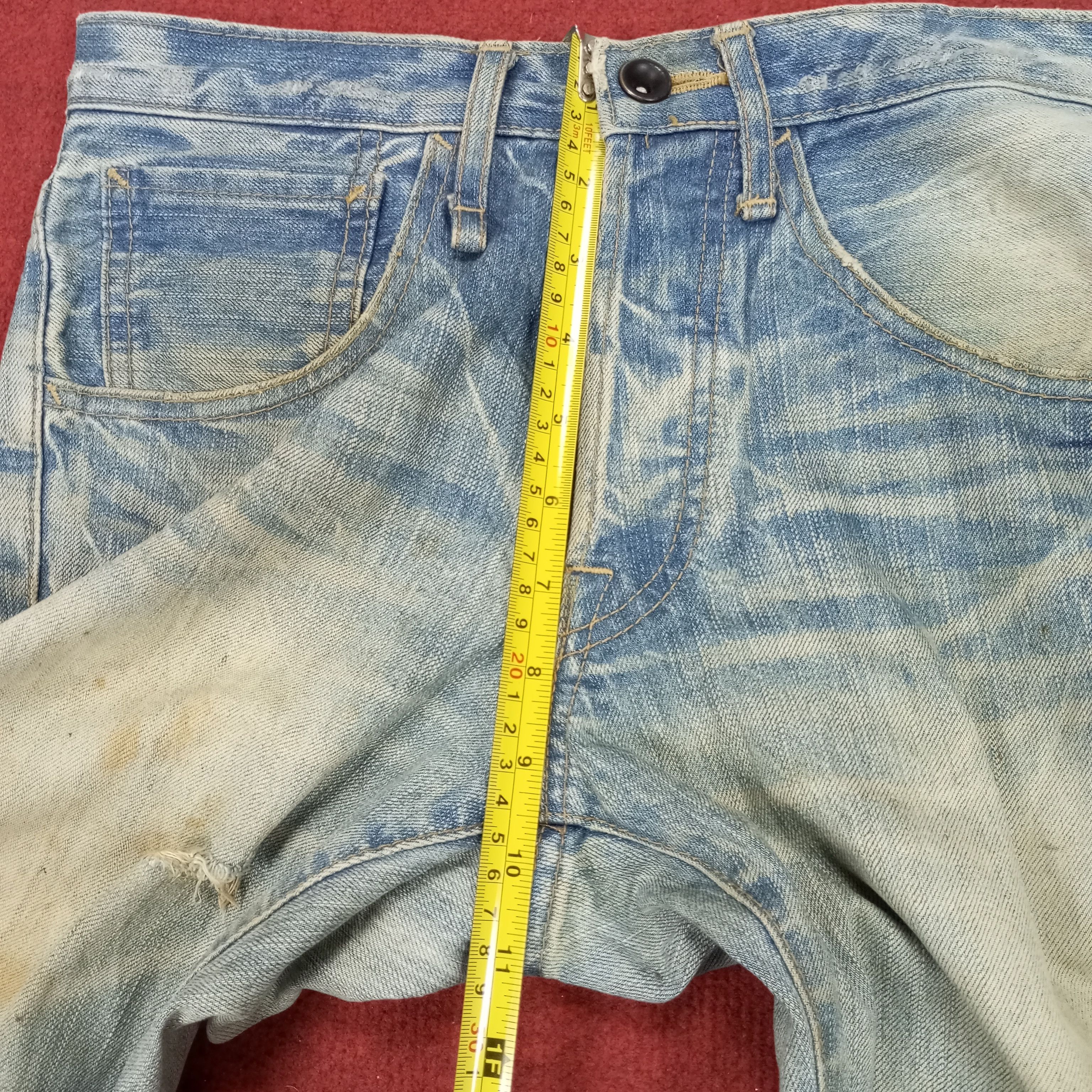 Japanese Brand Blue Way Japanese Brand Fashion Style Distressed Jeans Size US 29 - 8 Thumbnail