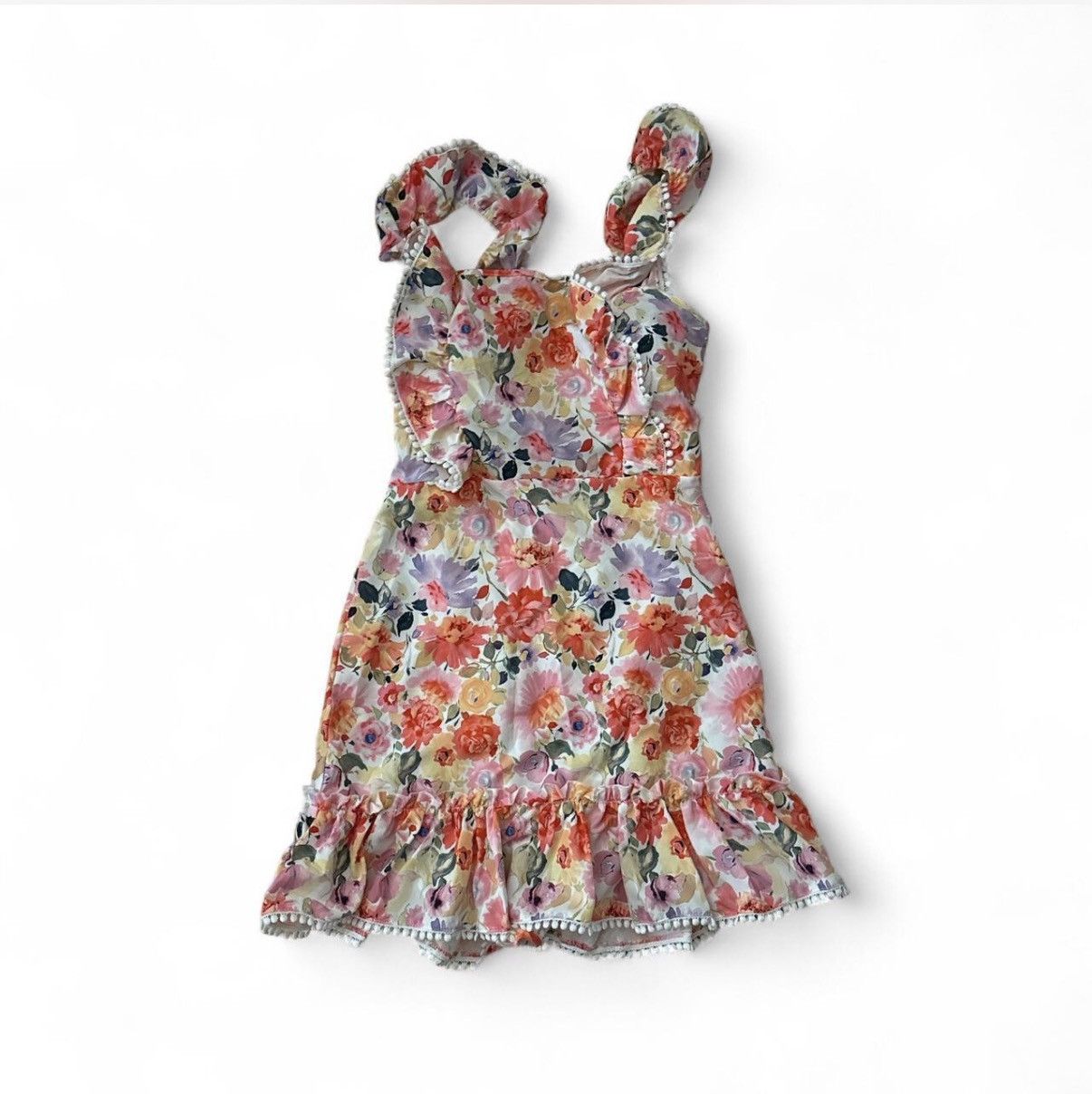 Shein Pink and white floral mini dress Size S / US 4 / IT 40 - 1 Thumbnail