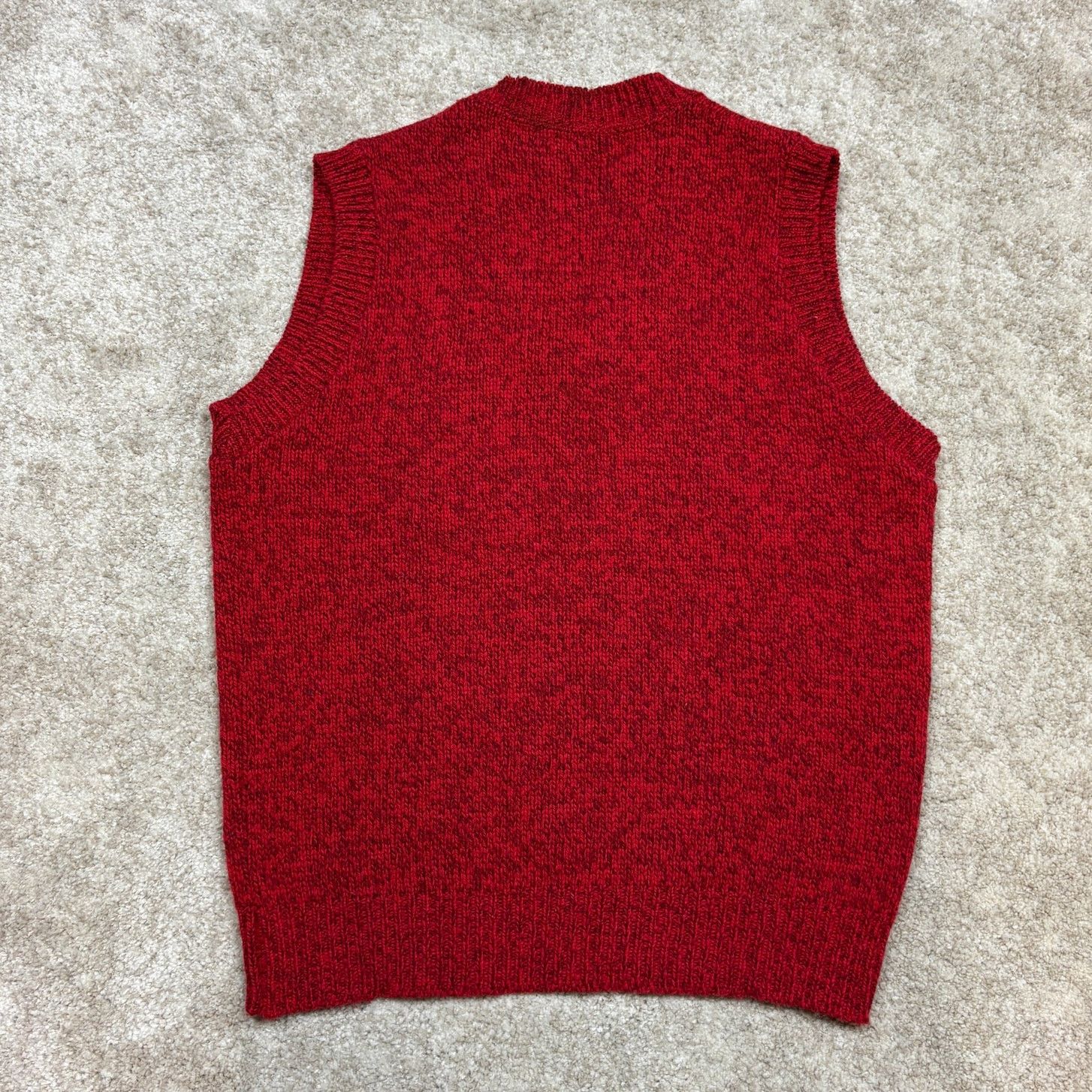 L.L. Bean × Vintage Vintage LL Bean Wool Nylon V Neck Sweater Vest Men's Medium Size US M / EU 48-50 / 2 - 3 Thumbnail