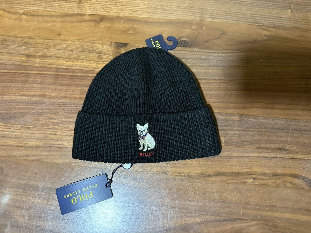 Polo Ralph Lauren Polo Ralph Lauren Embroidered Frenchie Beanie French Bulldog Size ONE SIZE - 1 Thumbnail