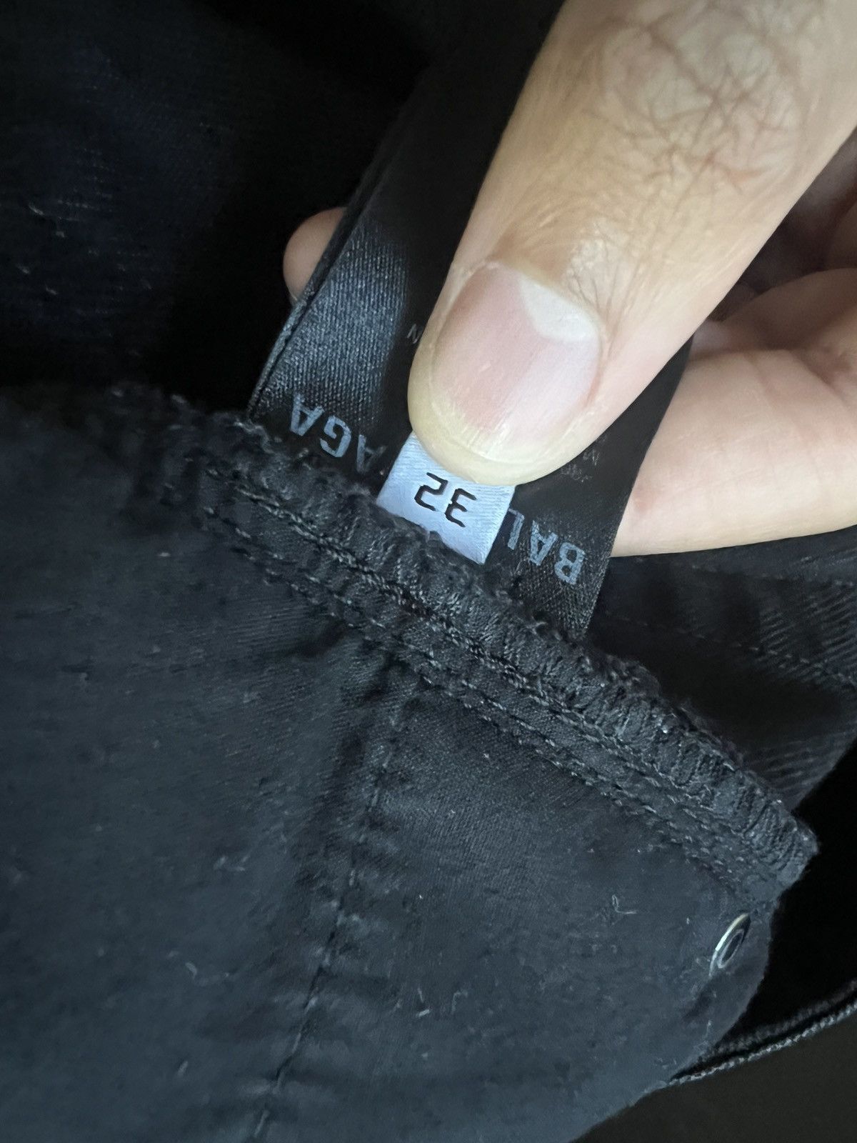 Balenciaga Balenciaga Slim Fit Jeans (Black) Size US 32 / EU 48 - 3 Thumbnail