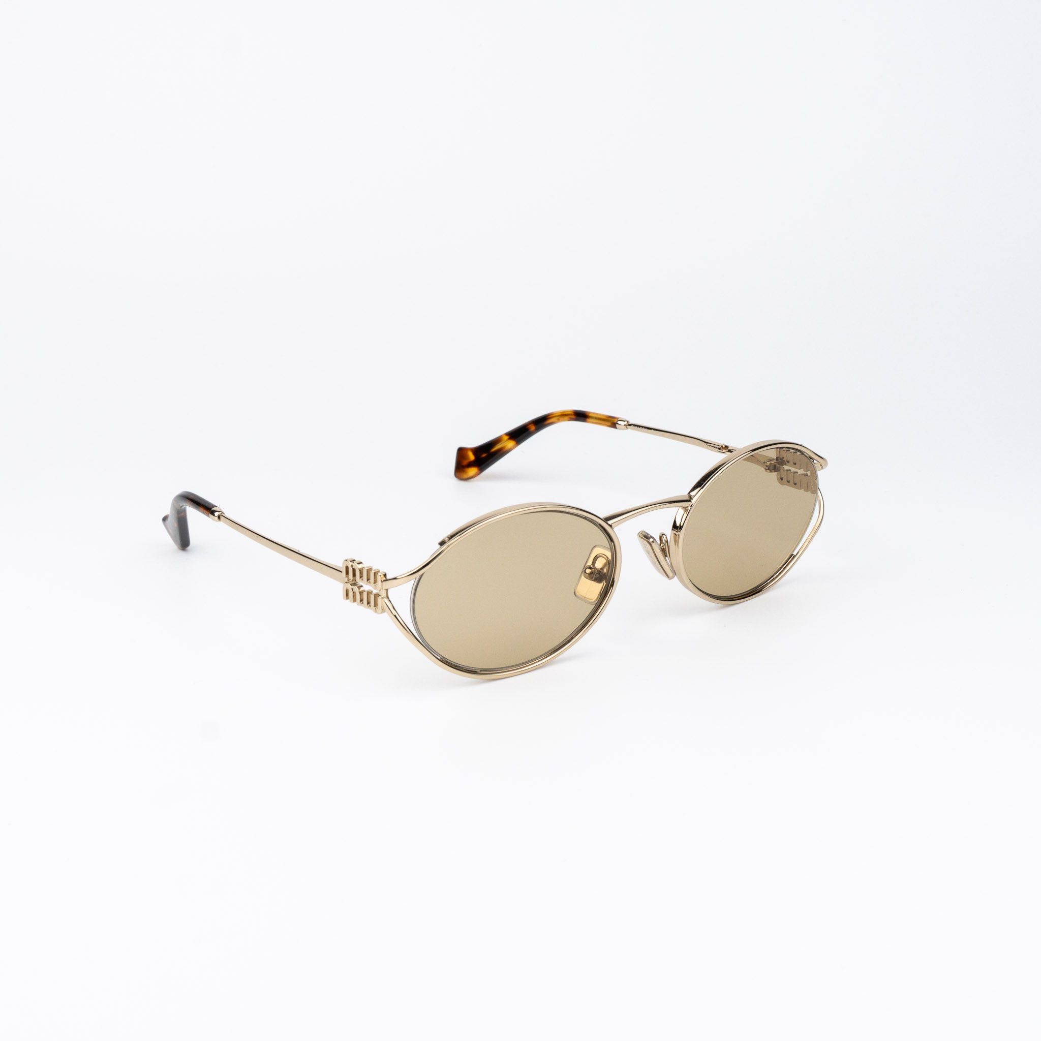 Miu Miu Miu Miu Women Sunglasses LOGO MU52YS ZVN10R NEW AUTHENTIC Size ONE SIZE - 2 Thumbnail