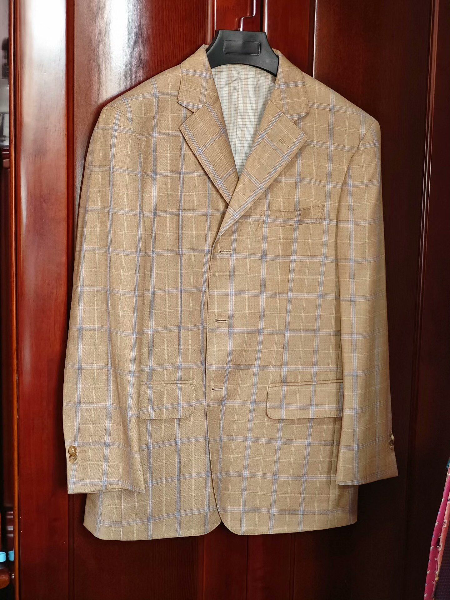 Japanese Brand Italian e. thomas Wool Blend Suit Jacket Size US M / EU 48-50 / 2 - 1 Thumbnail