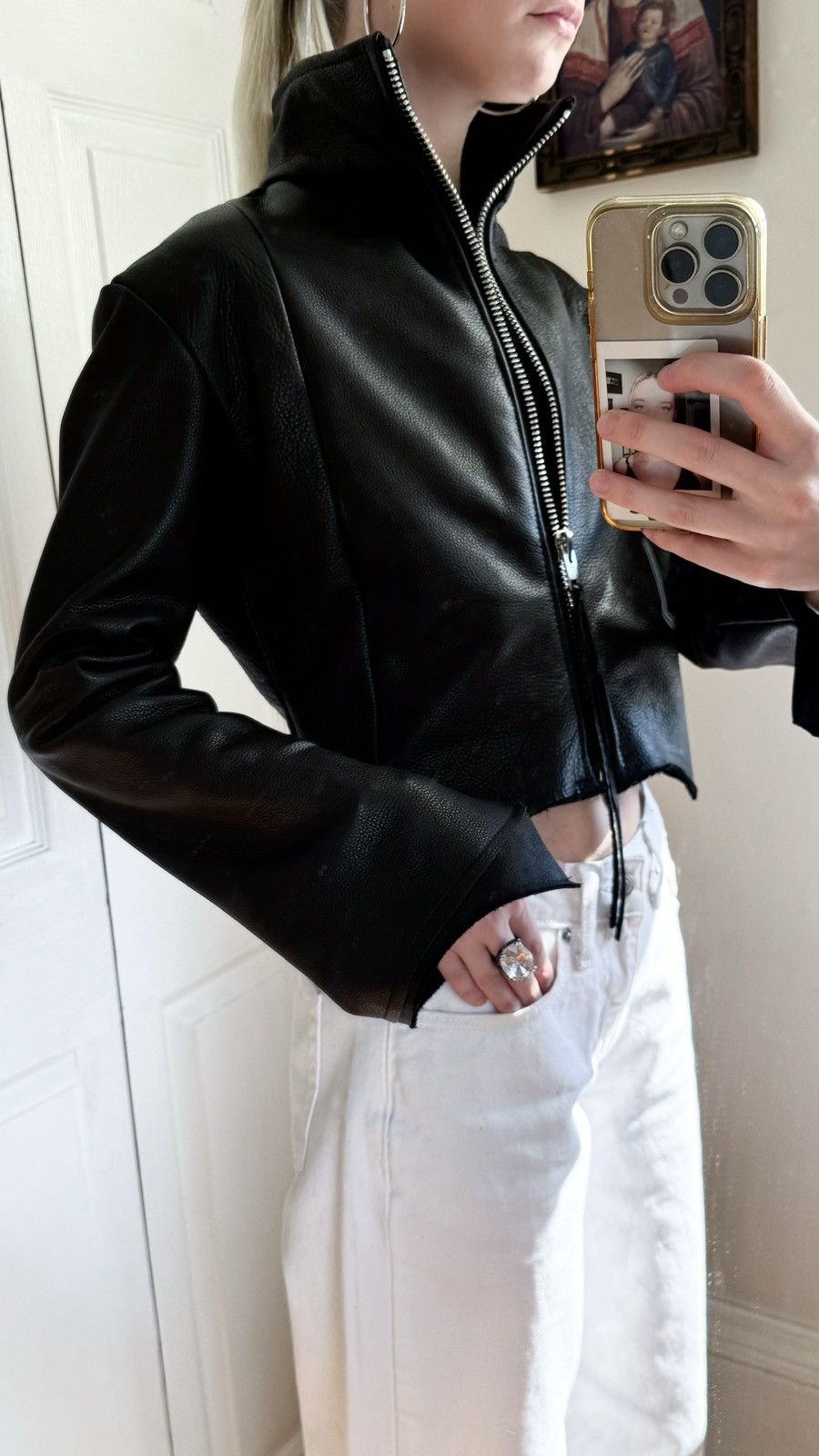 Other Lilly Lies Leather Jacket Size XS / US 0-2 / IT 36-38 - 7 Thumbnail