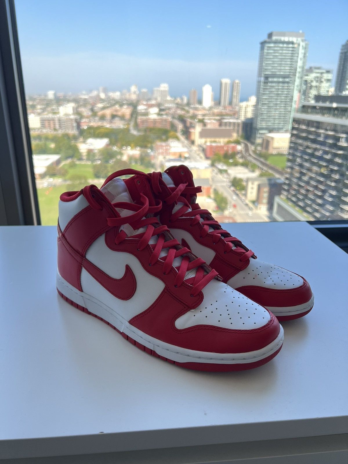 Nike Dunk High Championship Red