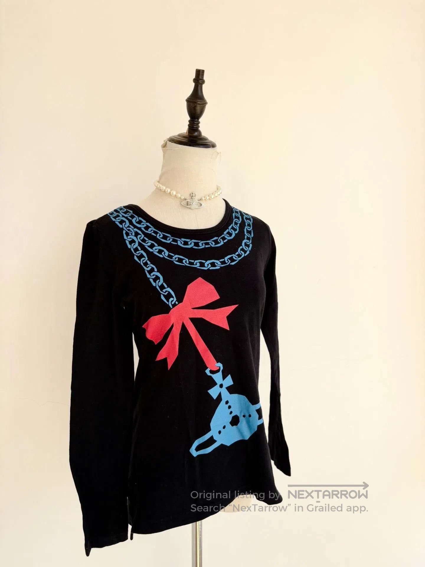 Vivienne Westwood Vivienne Westwood Vintage Bow Saturn Top. Size L / US 10 / IT 46 - 2 Thumbnail