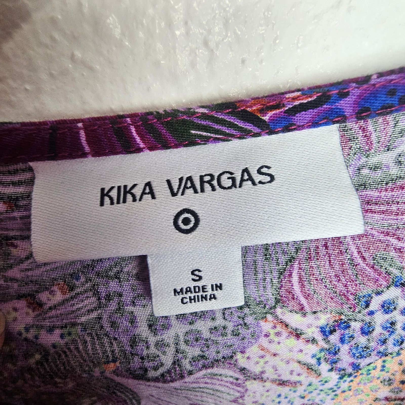Target Basics Kika Vargas x Target Purple Coral Reef Scallop Edge Wrap Top Size S / US 4 / IT 40 - 7 Thumbnail