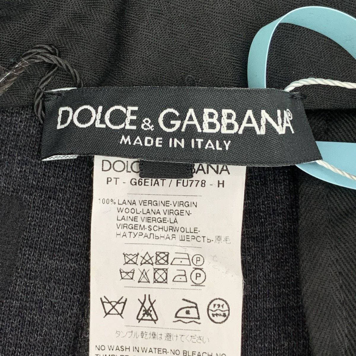 Dolce & Gabbana Dolce&Gabbana Black Wool Casual Pants K26WX Size US 32 / EU 48 - 6 Thumbnail