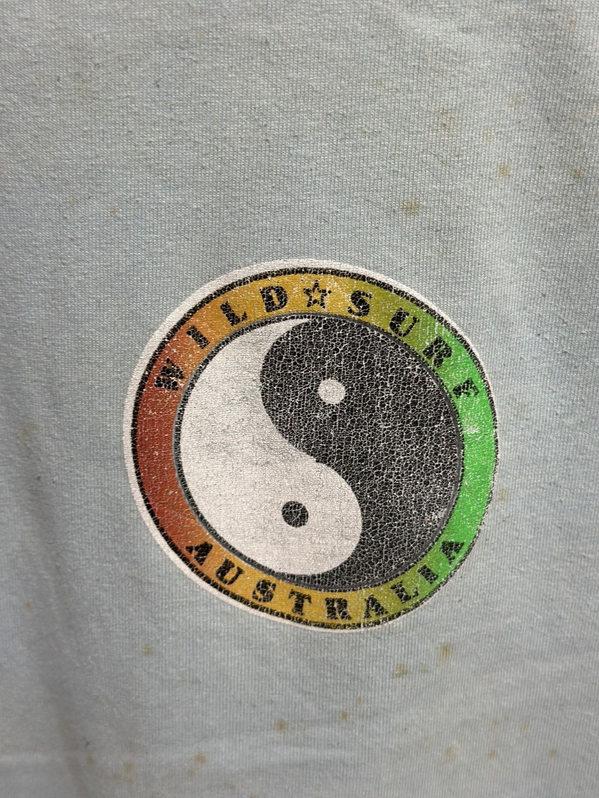 Vintage Vintage T&C Ying Yang Distress Tee Size US XXL / EU 58 / 5 - 5 Thumbnail