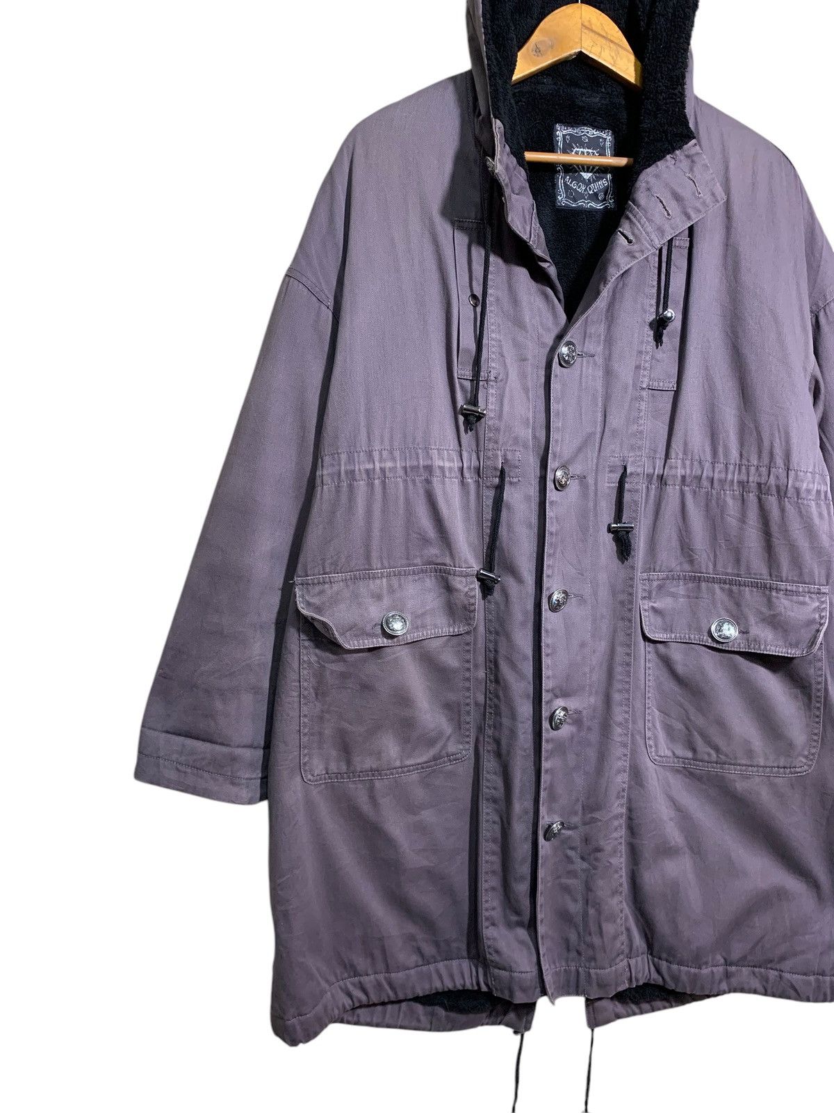 Japanese Brand 🔥ALGONQUINS PURPLE FISHTAILS PARKA JACKETS Size US L / EU 52-54 / 3 - 6 Thumbnail