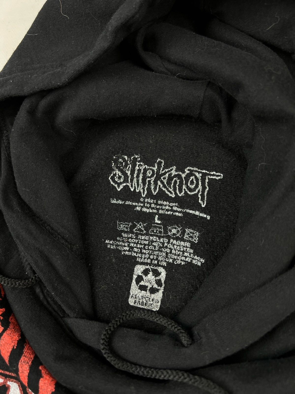 Band Tees × Vintage Vintage Slipknot Band Tribal Hoodie Size US L / EU 52-54 / 3 - 5 Thumbnail
