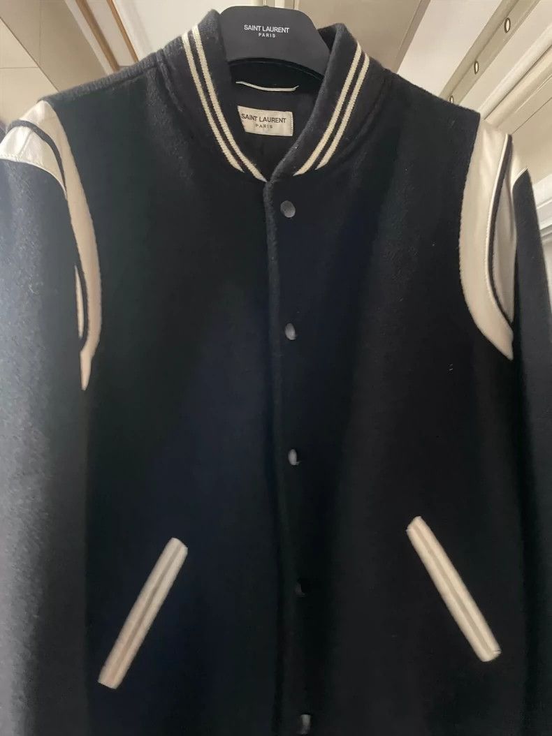Saint Laurent Paris Saint Laurent Paris Classic baseball jacket-2506 Size US M / EU 48-50 / 2 - 1 Thumbnail
