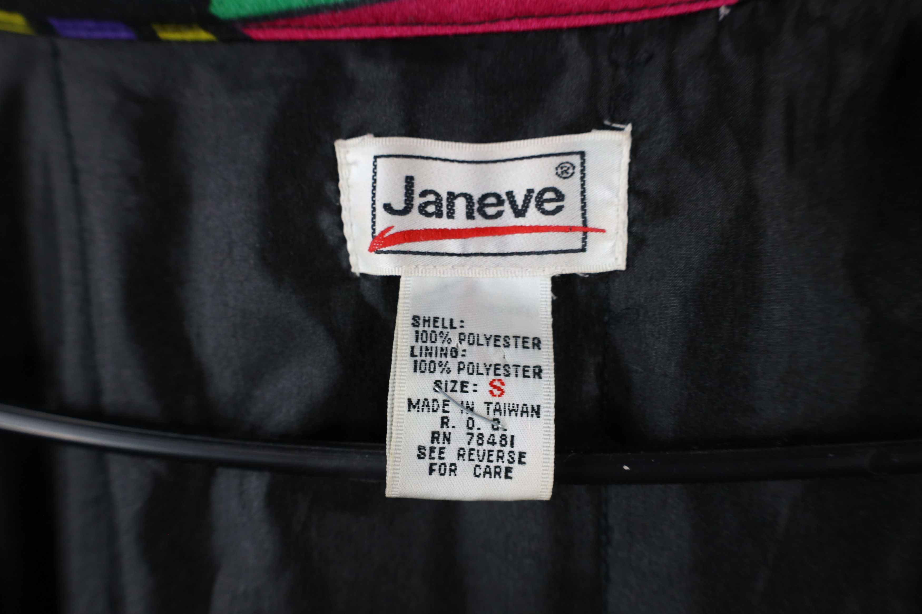 Vintage Vintage 90s Streetwear Rainbow Abstract Parka Jacket Size S / US 4 / IT 40 - 11 Thumbnail
