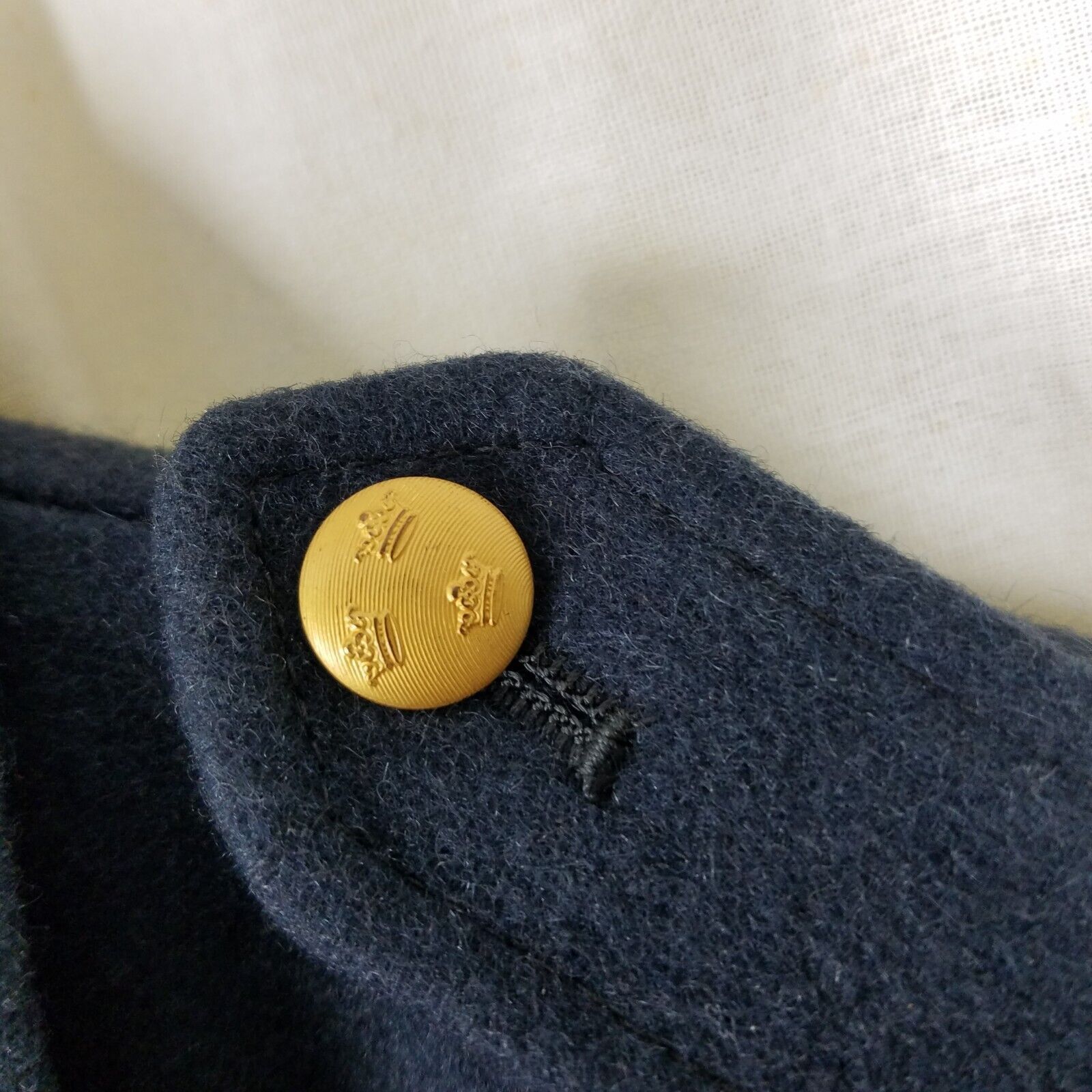 Vintage Military Widengrens Court of Appeal Wool Peacoat Coat C52 Size US XL / EU 56 / 4 - 4 Thumbnail