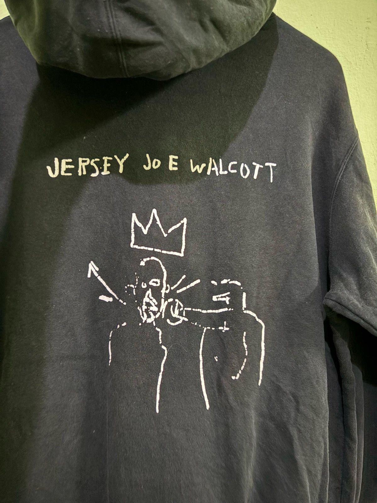 Jean-Michel Basquiat × Vintage VTG Jean micheal bisquat X Uniqlo Jersey Joe Wolcott Hoodie Size US L / EU 52-54 / 3 - 5 Thumbnail