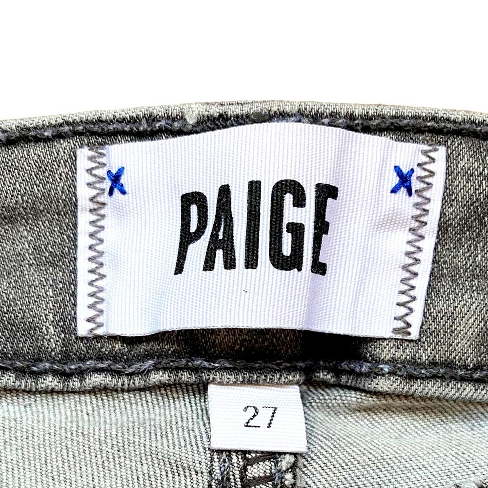 Paige PAIGE SILVER STRAIGHT JEANS Size 27" / US 4 / IT 40 - 4 Thumbnail