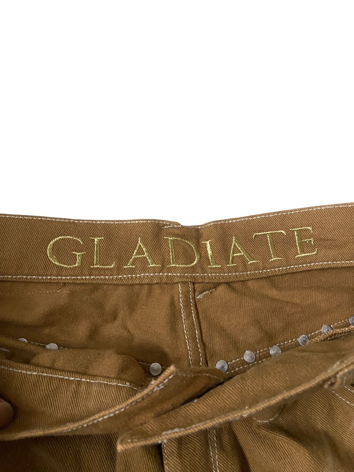 If Six Was Nine × Japanese Brand × Le Grande Bleu (L.G.B.) 2000's Gladiate Flared Poem Wings Seawashed Pants Size US 35 - 9 Thumbnail