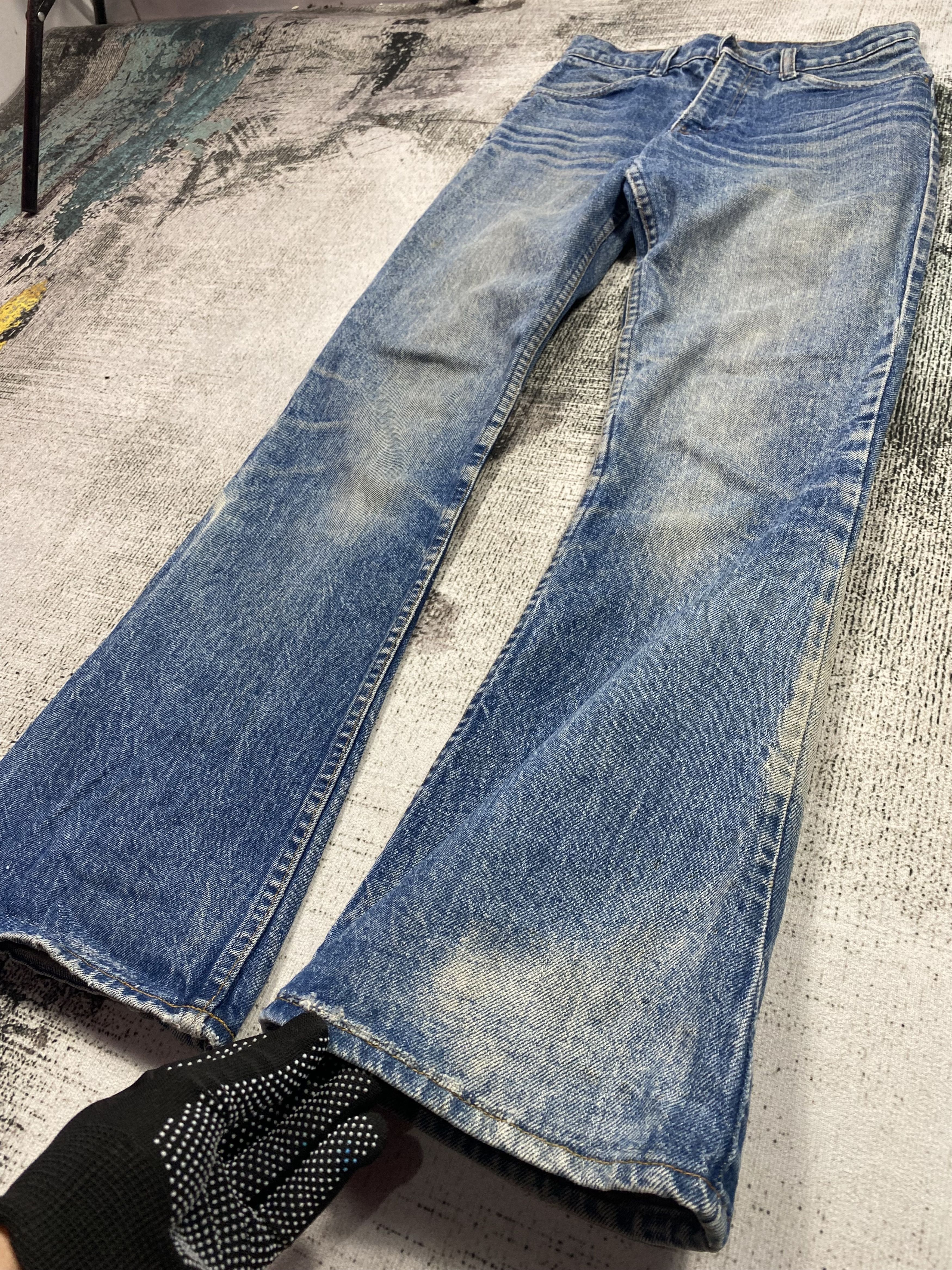 RARE🔥Levis 646 Bell Bottom Flare Orange Tab #12 Talon 42