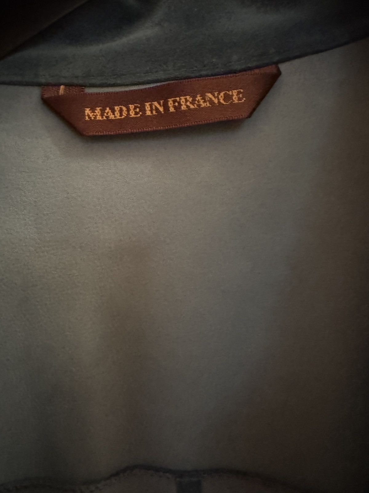 SERAPHIN Seraphin Blue Suede Zip Utility Jacket Made in France Size US XL / EU 56 / 4 - 8 Thumbnail