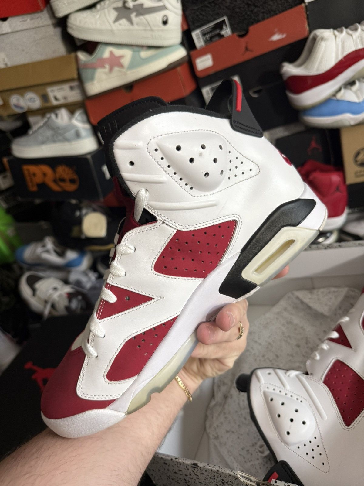 Jordan Brand Jordan retro 6 carmine sz 11 Size US 11 / EU 44 - 3 Thumbnail