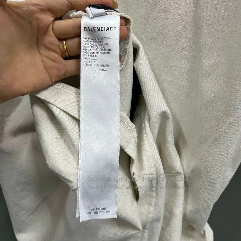 Balenciaga Balenciaga Logo Graphic Short Sleeve Tee. Size US M / EU 48-50 / 2 - 3 Thumbnail
