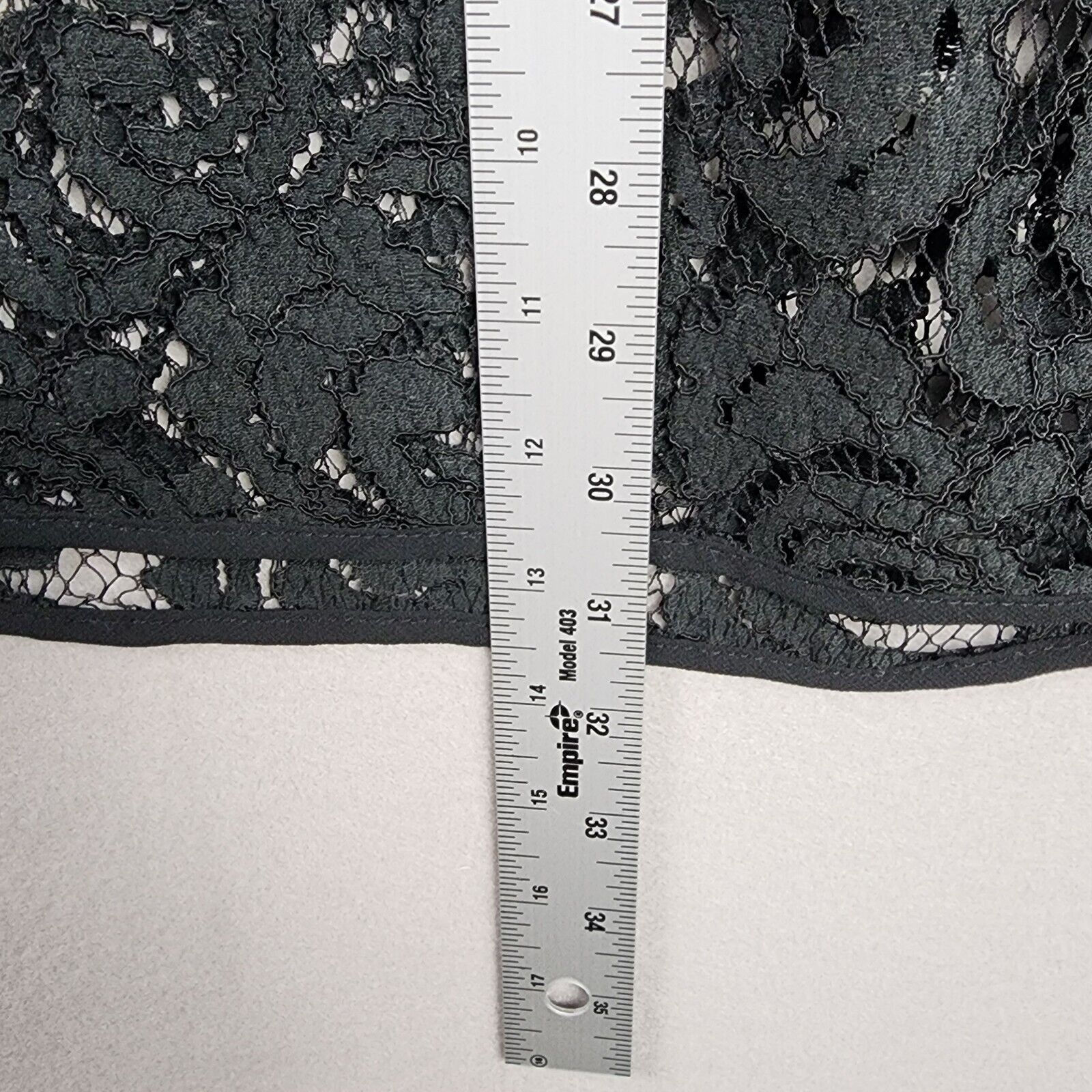 Michael Kors Michael Kors Black Lace Crochet Overlay Blouse Size 4 Size S / US 4 / IT 40 - 4 Thumbnail