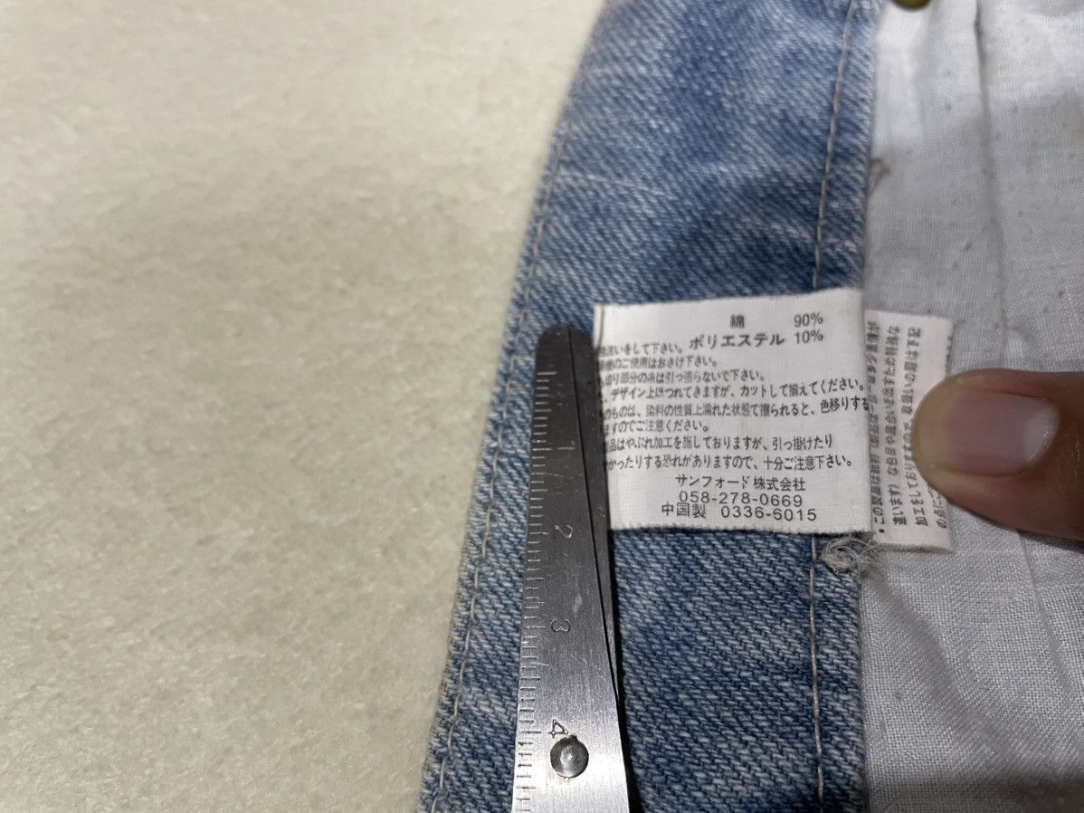 Japanese Brand Vintage Sky Bomber faded distress riped denim jeans Size US 30 / EU 46 - 10 Thumbnail