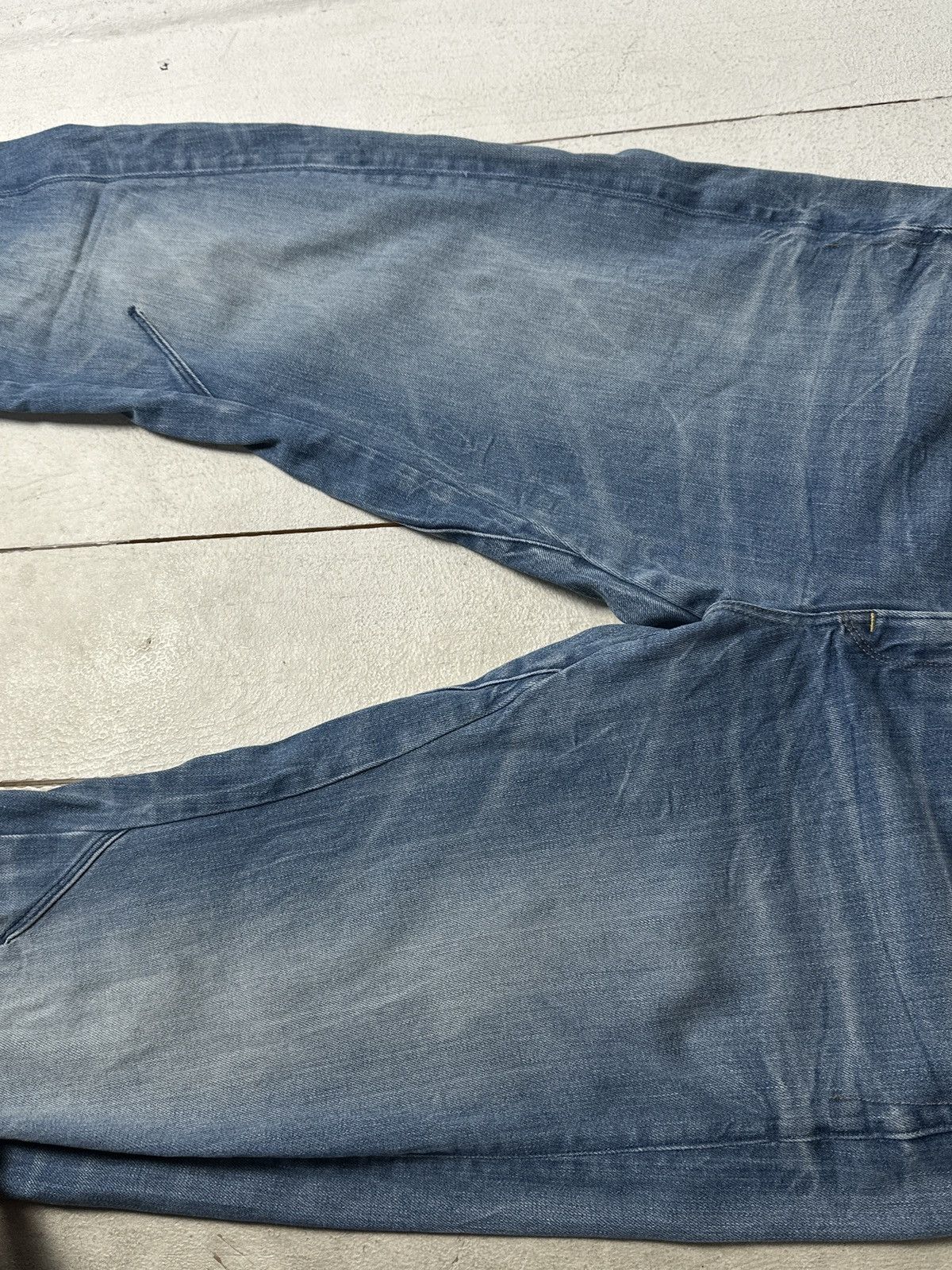 G-Star VNTG🚨G STAR RAW Jeans Washed Distressed Denim y2k Size 34" / US 12 / IT 48 - 3 Thumbnail