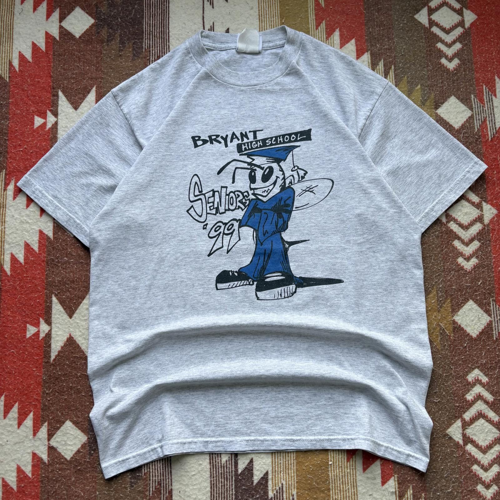Jerzees Vintage 90s Bryant High School Hornets Graduation Shirt Size US M / EU 48-50 / 2 - 1 Thumbnail