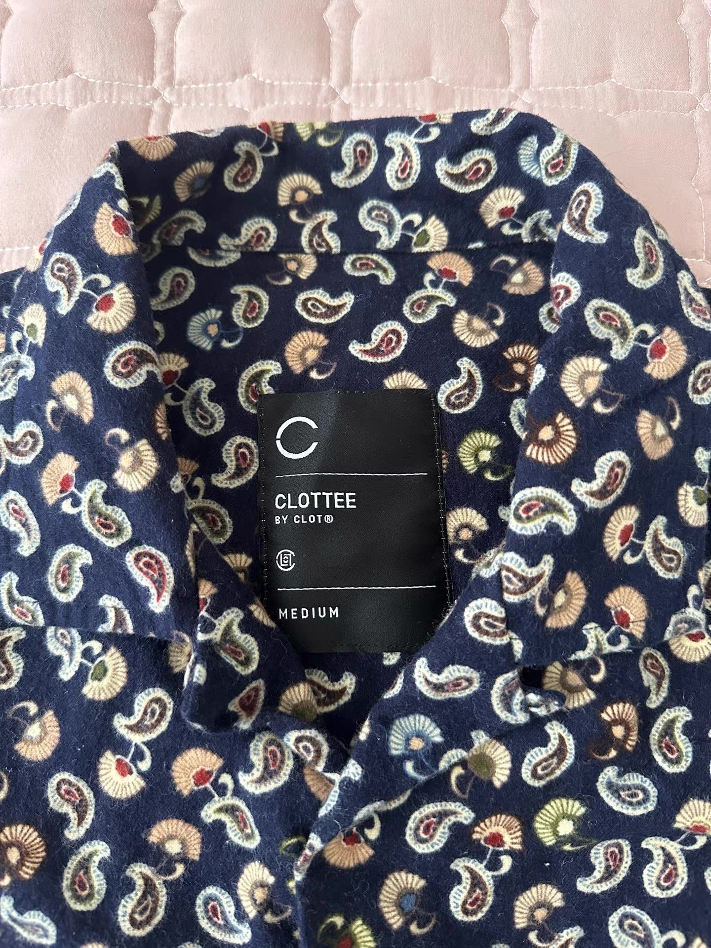 CLOT [CLOT CLOTTEE] DYNASTY Paisley Print Long Sleeve Shirt Size US M / EU 48-50 / 2 - 8 Thumbnail