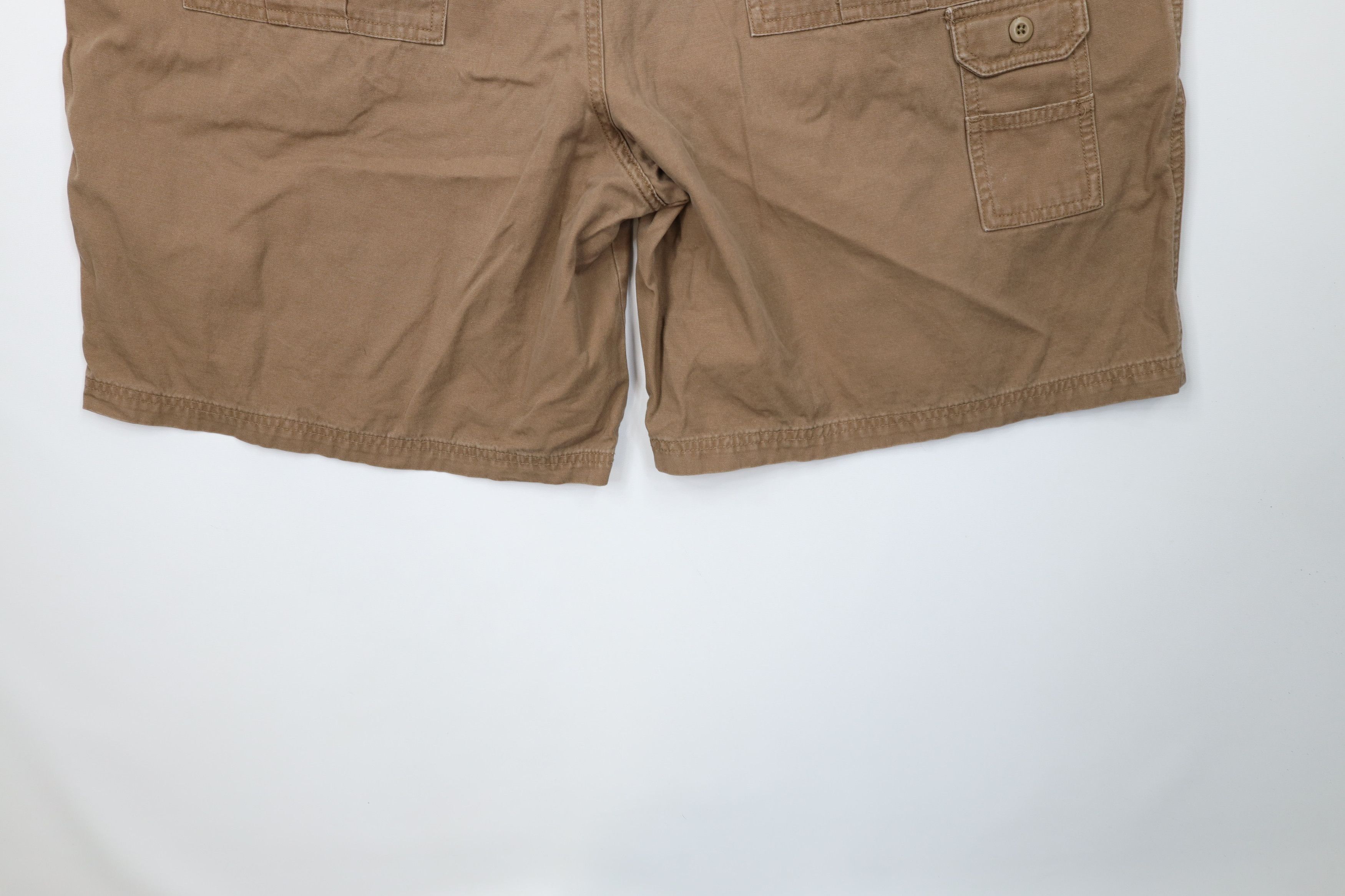 Cabelas Vintage Cabelas Knee Canvas Hiking Trekking Shorts Brown Size US 44 / EU 60 - 12 Thumbnail