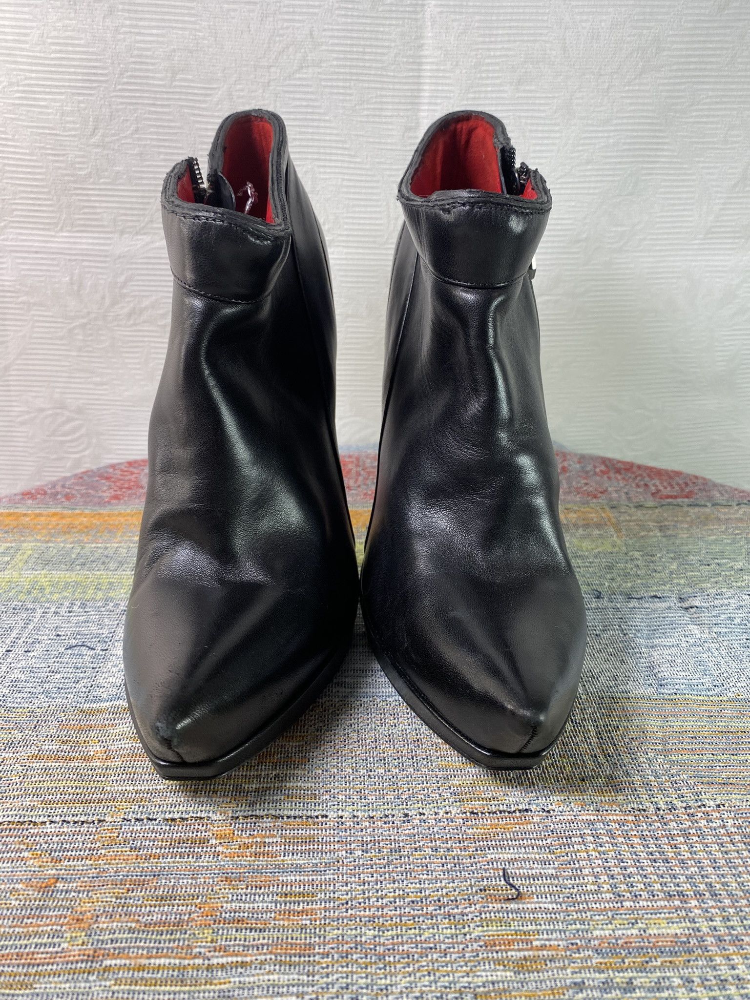 Other Cesare Paciotti Black Leather Ankle Boots EU 39.5 US 9.5 Size US 9.5 / IT 39.5 - 2 Thumbnail