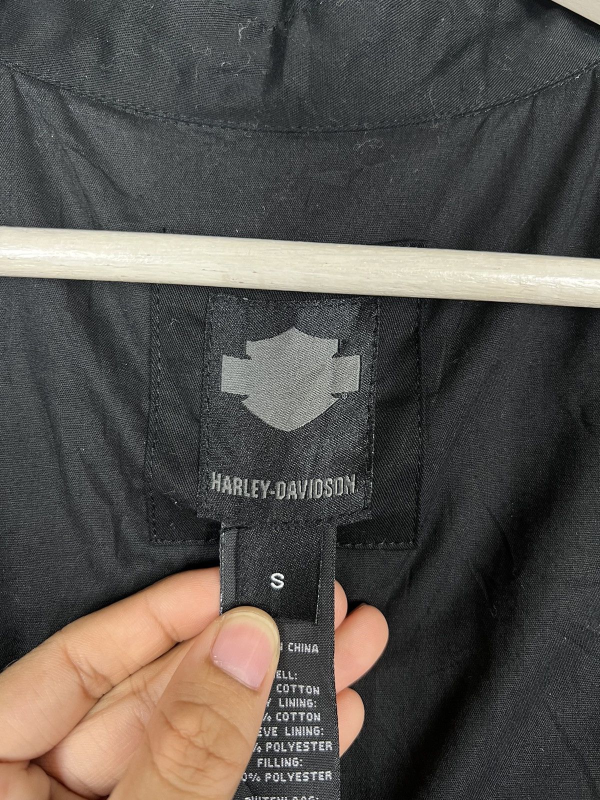 Harley Davidson 🔥 HARLEY DAVIDSON BLACK EDITION INSULATION SHIRT JACKET Size US S / EU 44-46 / 1 - 13 Thumbnail
