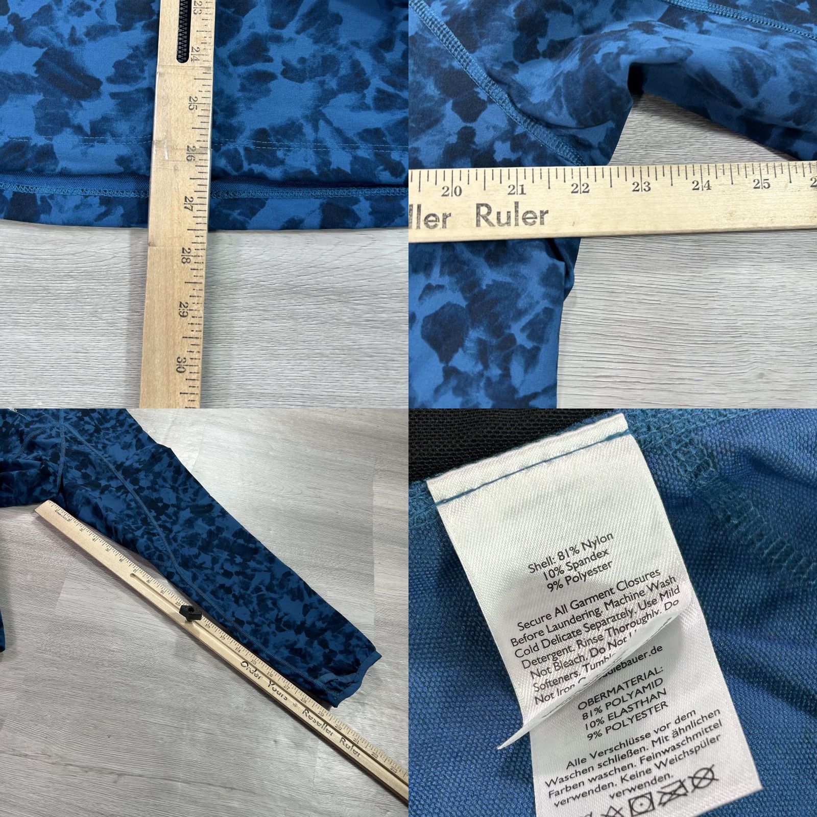 Eddie Bauer Eddie Bauer First Ascent Jacket Womens XL Blue Camo Softshell Zip Stretch Size XL / US 12-14 / IT 48-50 - 8 Thumbnail