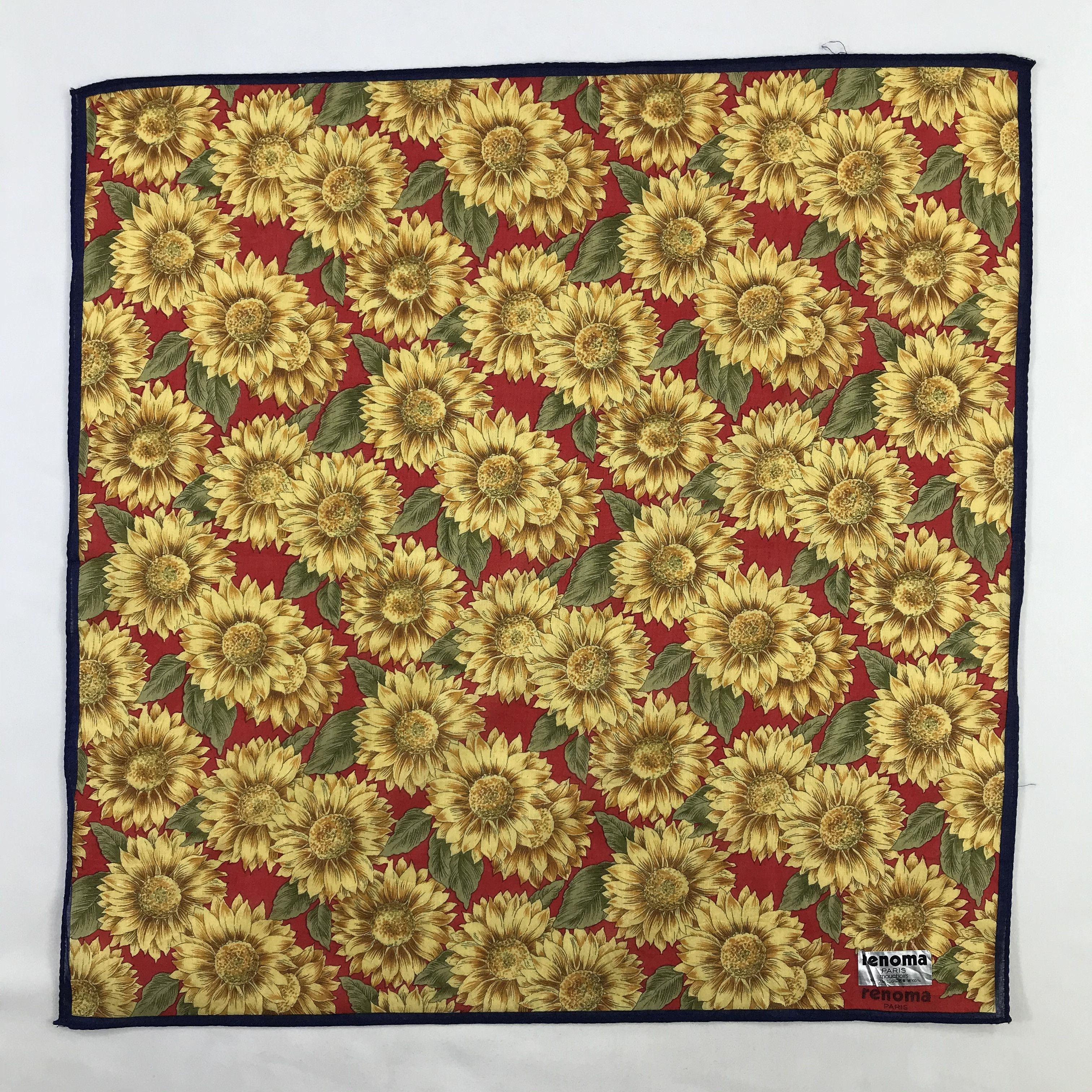 Renoma × Vintage Renoma Bandana / Handkerchief / Neckerchief - S1034 Size ONE SIZE - 1 Thumbnail